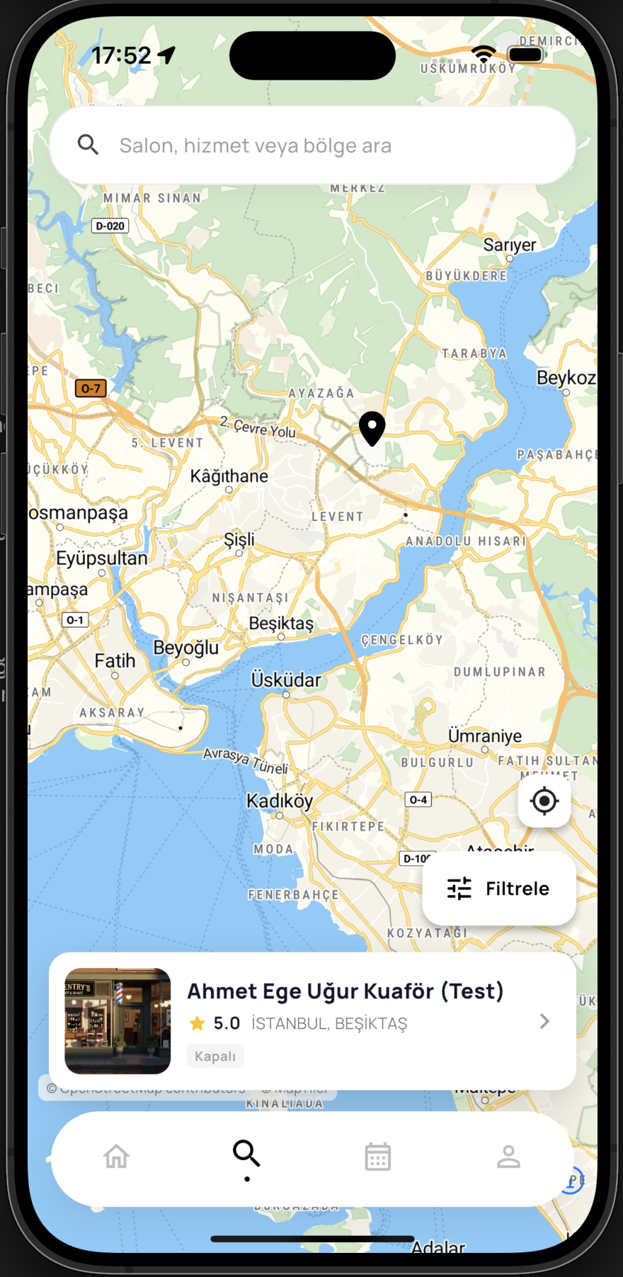 Kuafora Harita Görünümü